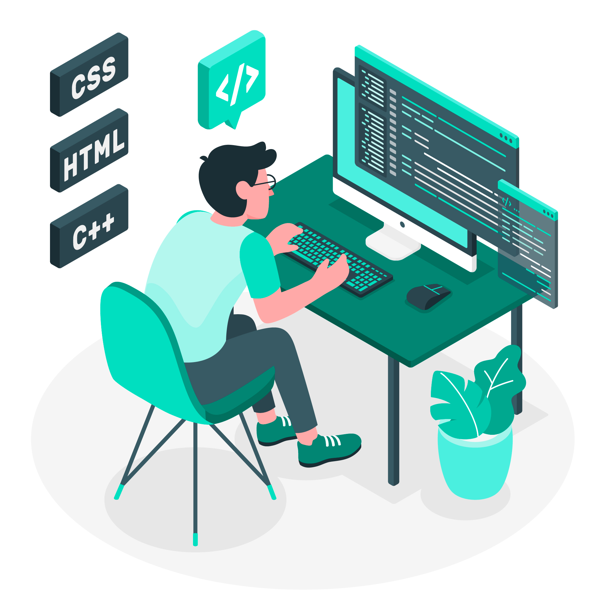 Иллюстрация к статье о No-Code
